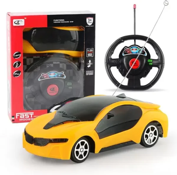 Toys World 3D Fast Steering Remote Car  (Red) - Image 2