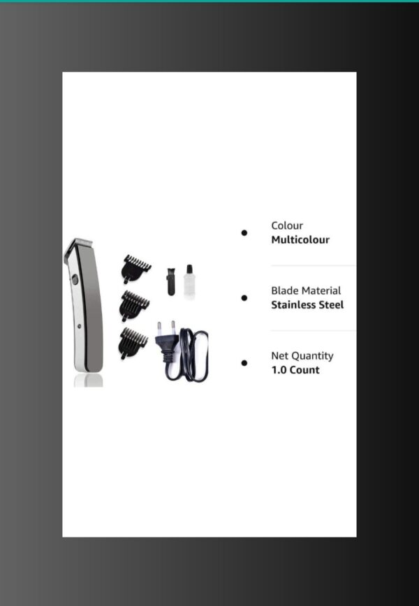 Nova NS-216 Trimmer 120 min Runtime 3 Length Settings  (Multicolor) - Image 4