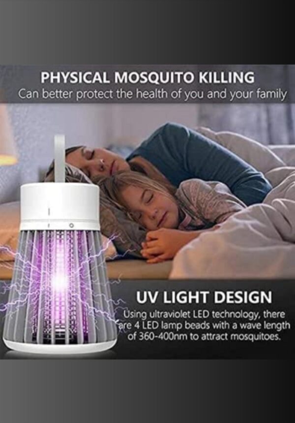 ZVR LED Night Light Pest Control Electric Shock Mosquito Killer Lamp Fly - Image 2