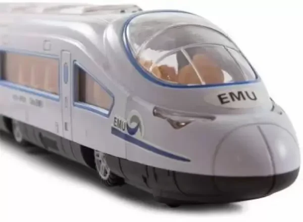 Kidz N Toys Bump and Go High Speed Bullet Train Toy - 3D Lighting and Musical - Image 2