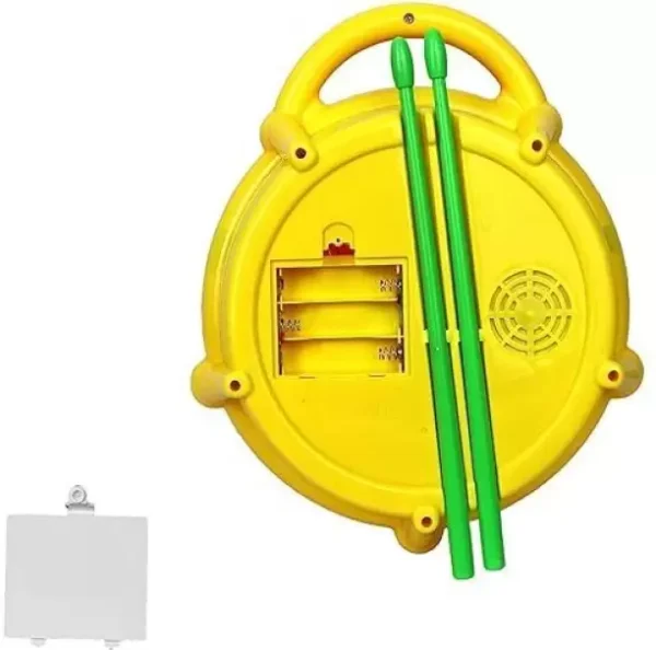 Urvashi Enterprises Musical Light Sound Flash Drum With Sticks for kids  (Multicolor) - Image 3