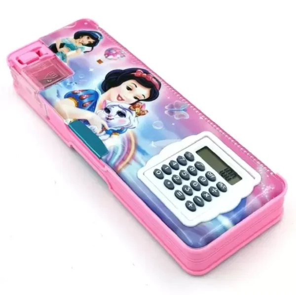 Extraposh NEW PINK BARBIE CALCULATOR GEOMETRY FOR GIRLS IN PINK Geometry Box  (Pink)